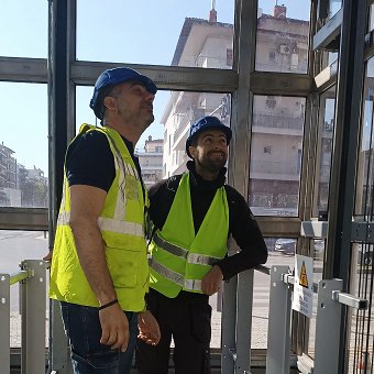 Επίσκεψη σε εργοτάξιο του ΜΕΤΡΟ Θεσσαλονίκης